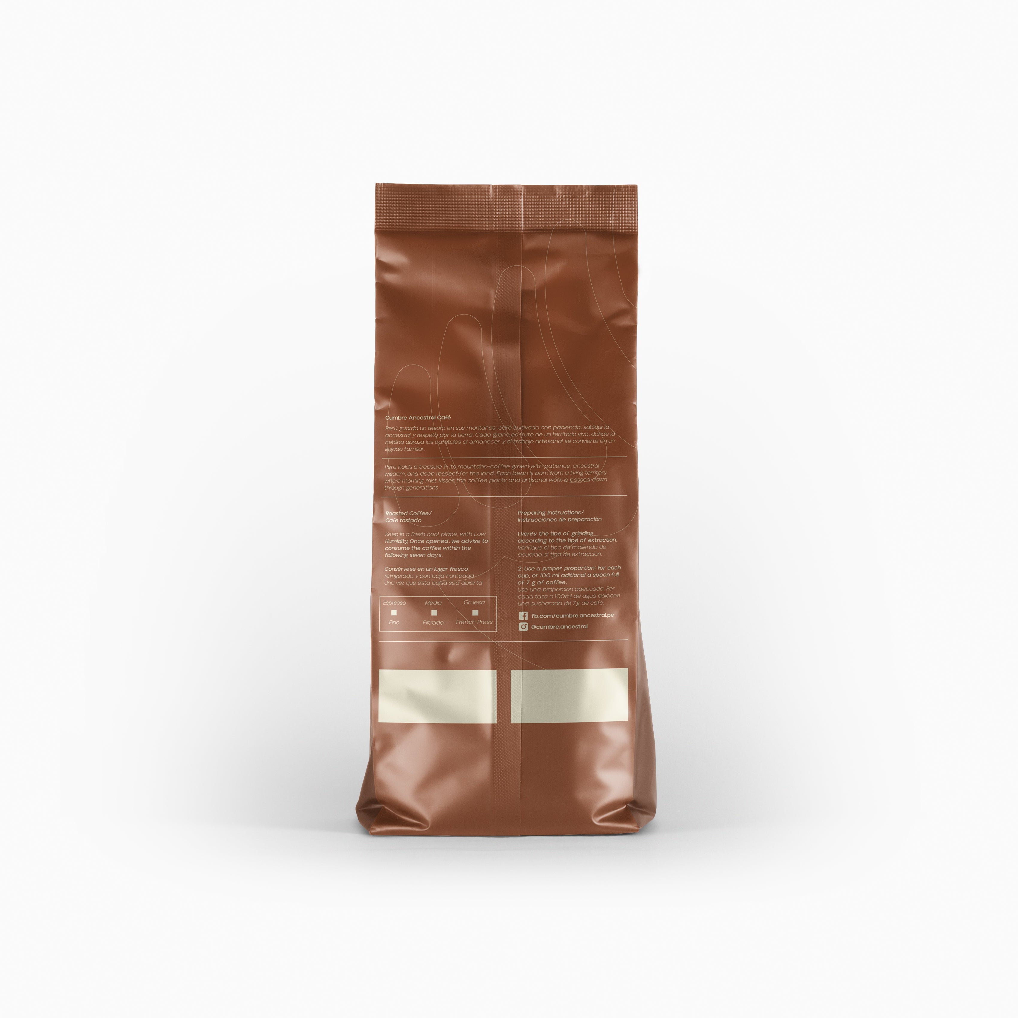 Café Orgánico Cumbre Ancestral 500 g
